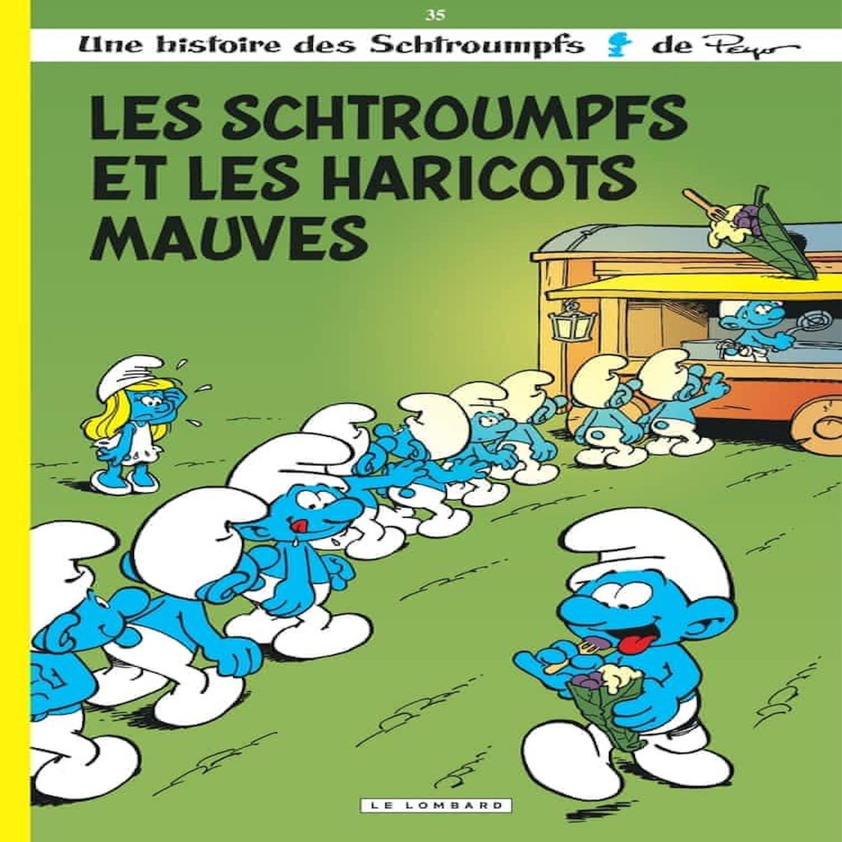 LES SCHTROUMPFS TOME 35 : LES SCHTROUMPFS ET LES HARICOTS MAUVES, Peyo