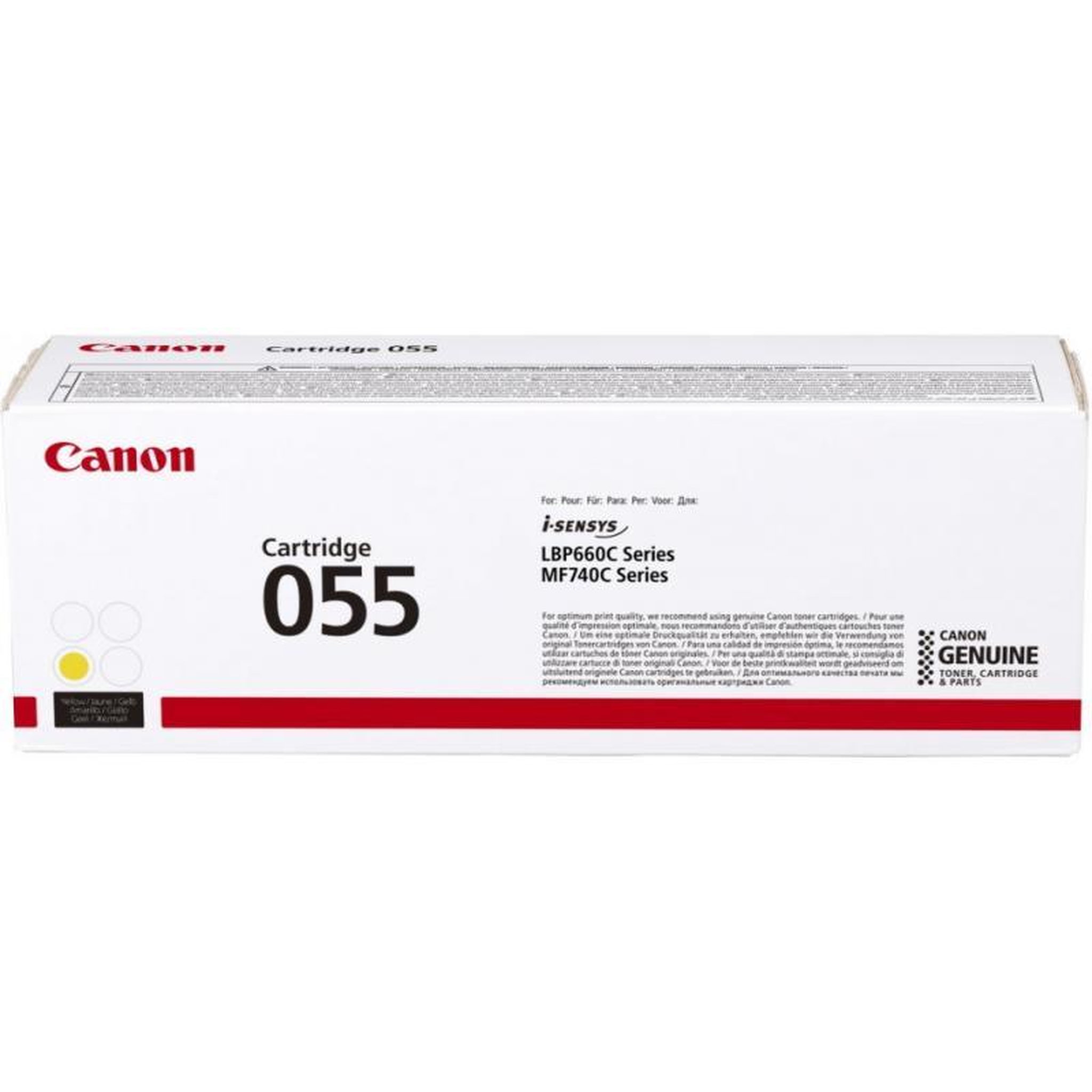 Voir la diapositive 2 : Canon Canon Cartridge 055 Yellow Gelb (3013C002)