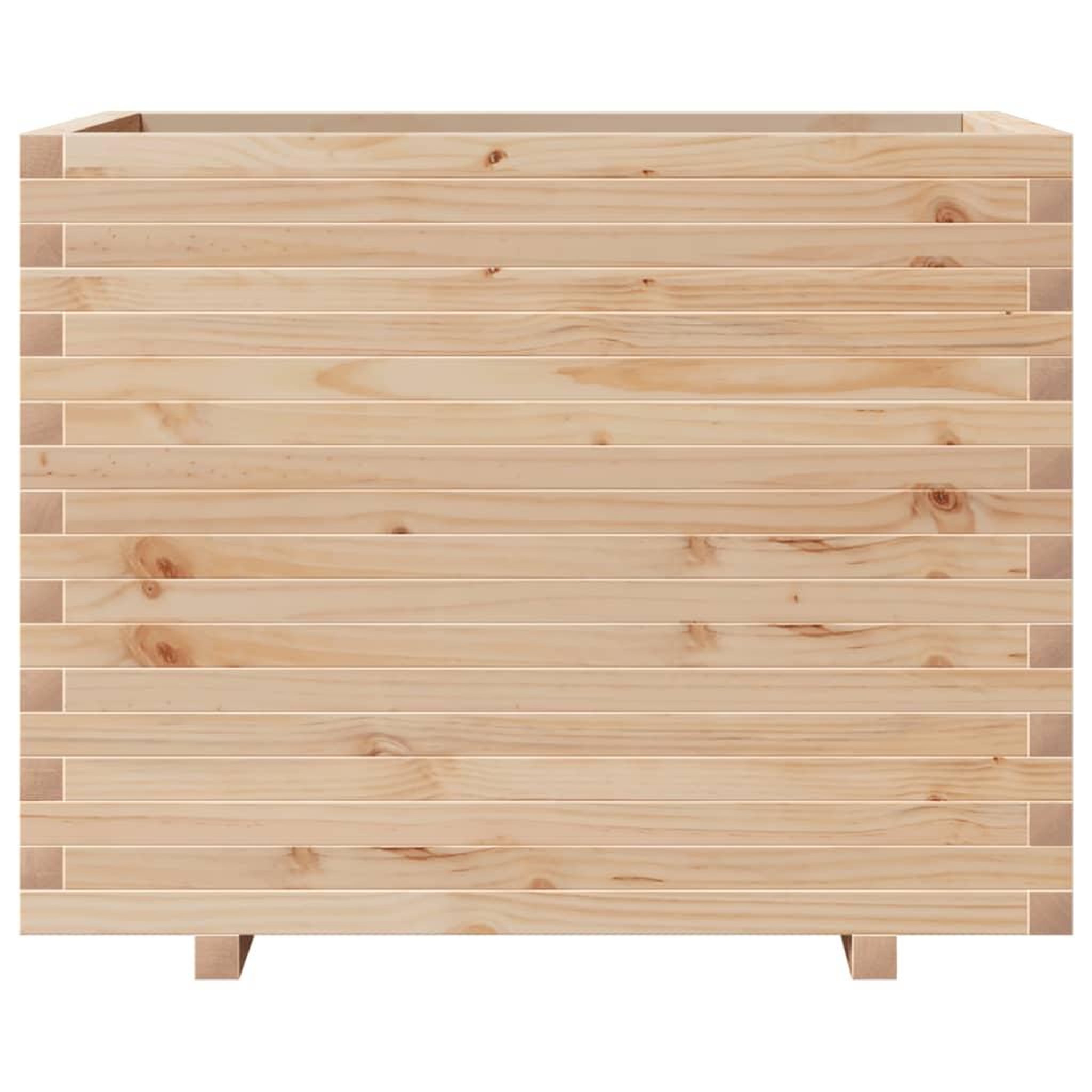 Voir la diapositive 5 : VIDAXL Jardiniere 90x60x72 cm bois de pin massif
