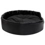 Voir la diapositive 4 : VIDAXL Lit pour chiens Noir 90x79x20 cm Peluche et similicuir