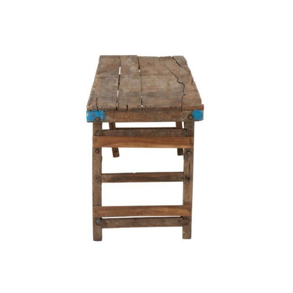 Paris Prix Console Vintage en Bois  Pesca  173cm Naturel