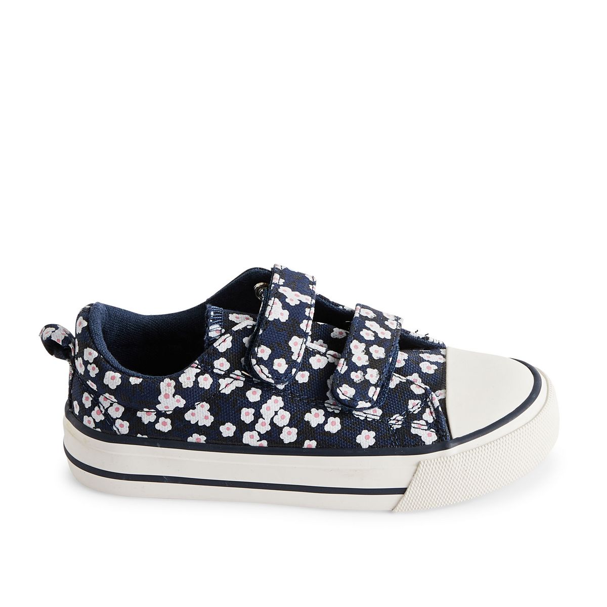 IN EXTENSO Baskets fleuries à scratchs fille du 24 au 35