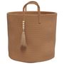 Voir la diapositive 5 : VIDAXL Panier de rangement marron Ø40x35 cm coton