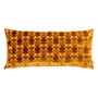 Voir la diapositive 1 : ATMOSPHERA Coussin Jacquard en Velours  Luna  35x75cm Ocre