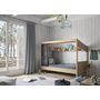 Voir la diapositive 2 : LIT cabane junior 90X200cm LUCE