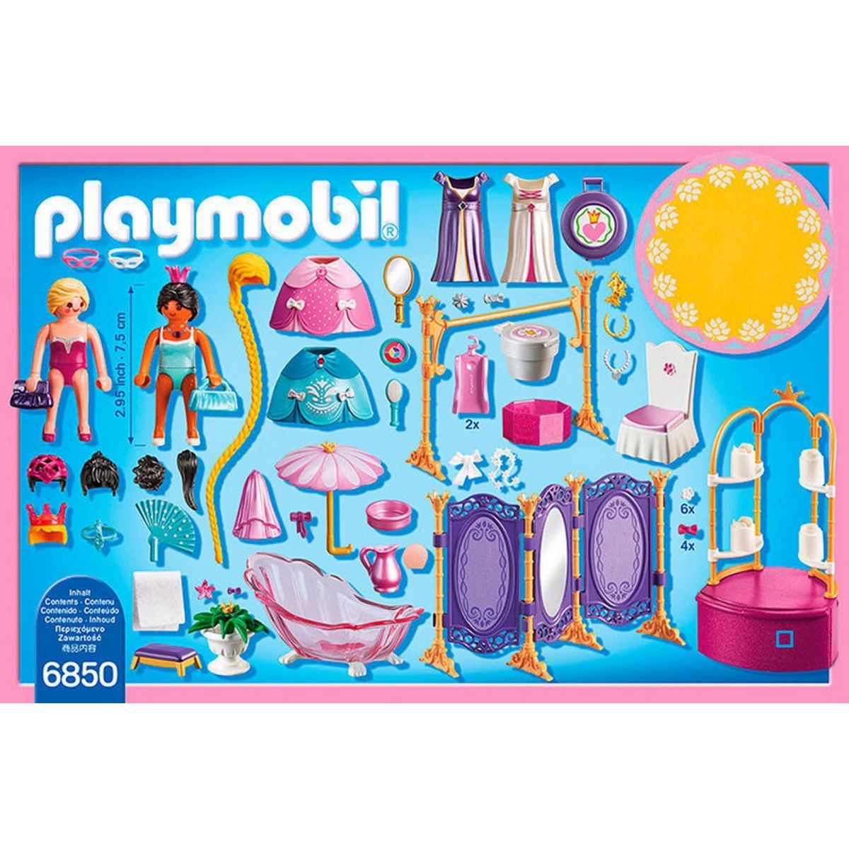 PLAYMOBIL 6850 - Princess - Salon de beauté avec princesses