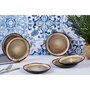 Voir la diapositive 2 : BJORN Assiette IRIS Ø16cm - 6 pièces - Marron sauvage