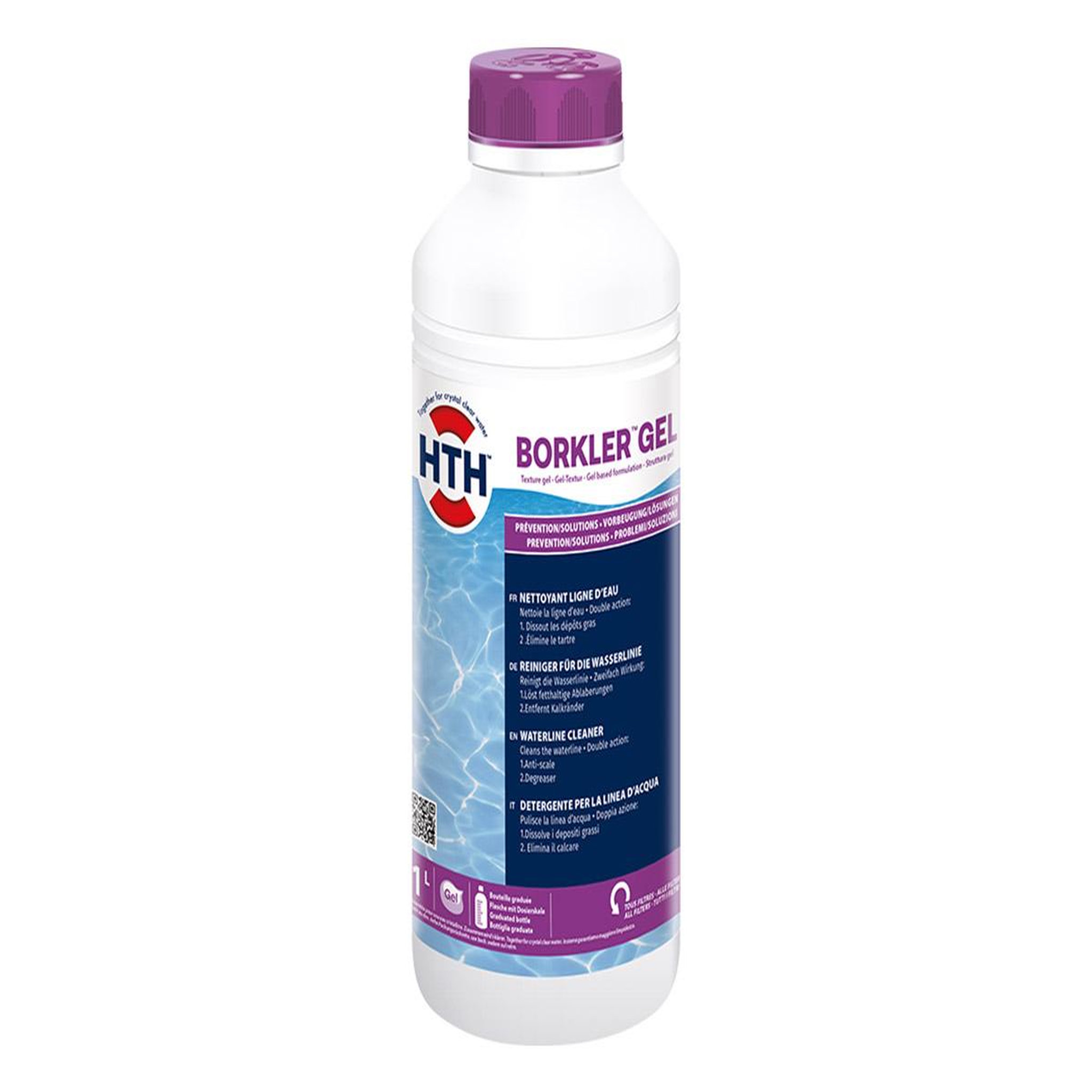 HTH Nettoyant ligne d'eau Borkler gel 1 L - HTH