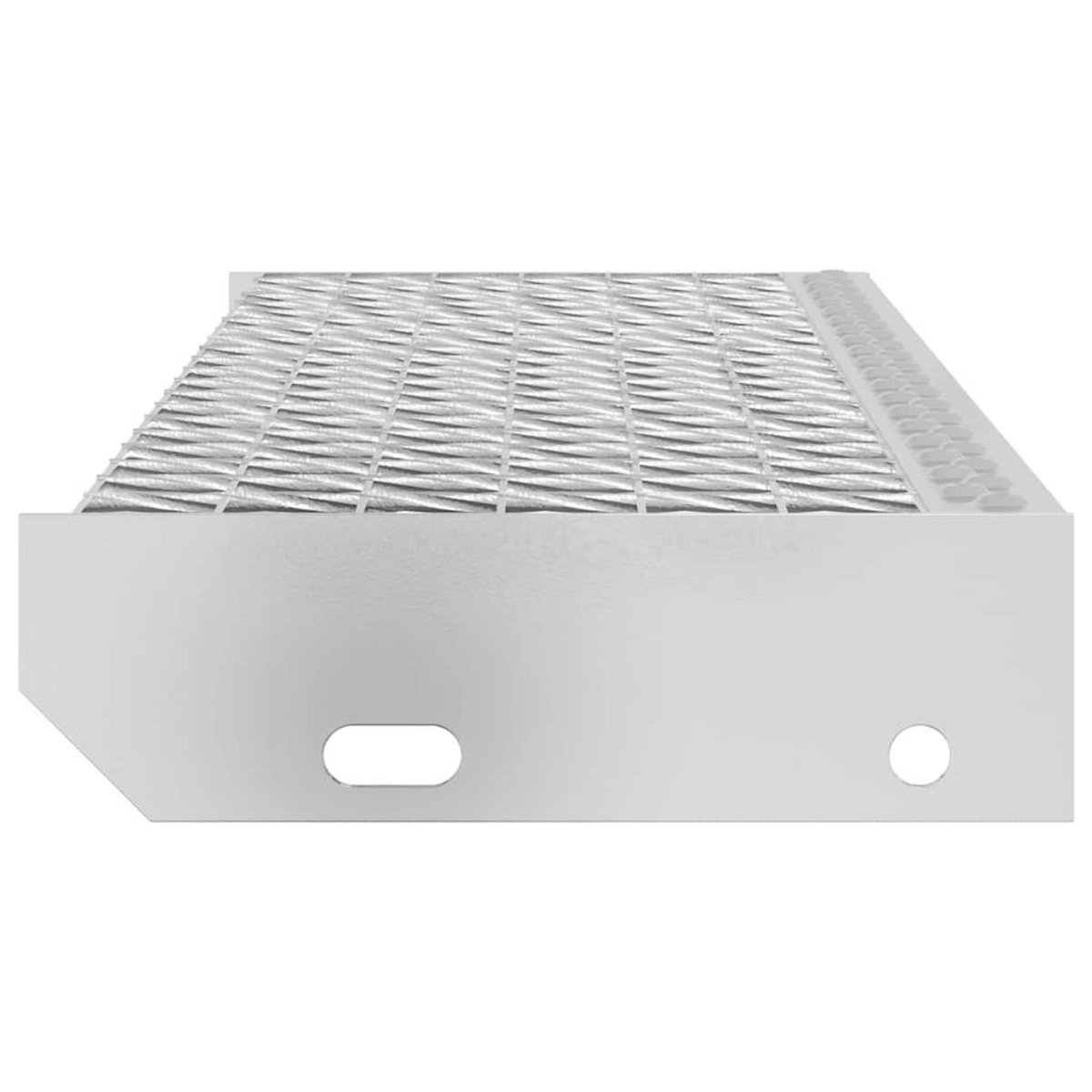 VIDAXL Escalier en caillebotis 70x24x7 cm acier galvanise