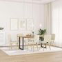 Voir la diapositive 2 : VIDAXL Chaises a manger lot de 6 Lin