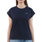 Pepe Jeans T-shirt Marine Femme Pepe jeans Bloom. Coloris disponibles : Bleu