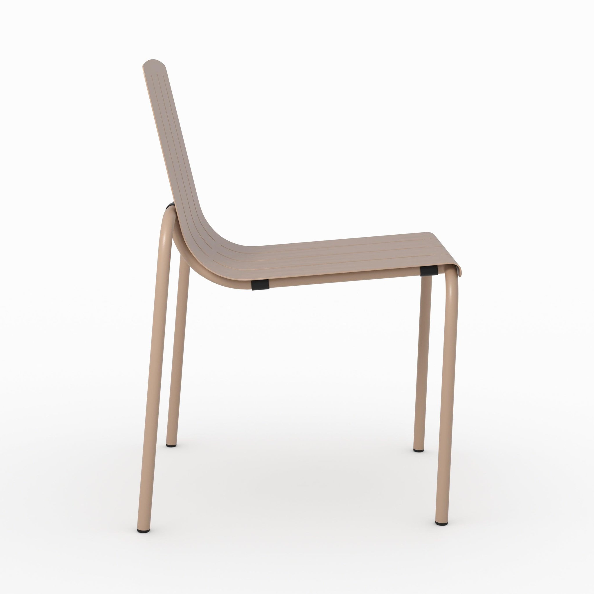 Voir la diapositive 6 : MAISON PAVANE Lot de 2 chaises de jardin en métal taupe-suna
