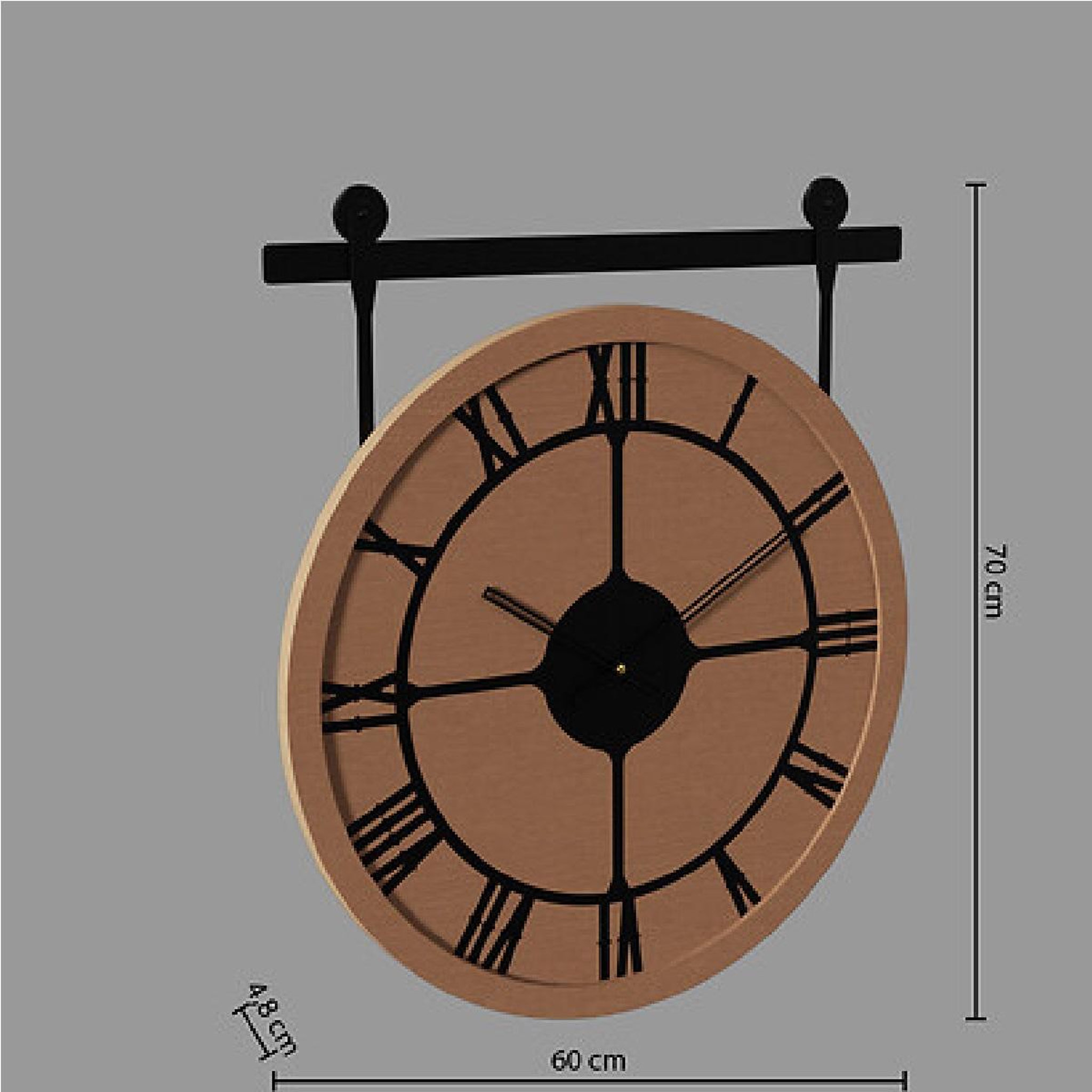 Voir la diapositive 3 : Eden Horloge avec poulie design design et moderne