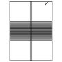 Voir la diapositive 3 : VIDAXL Paroi de douche Noir 140x195 cm Verre ESG transparent