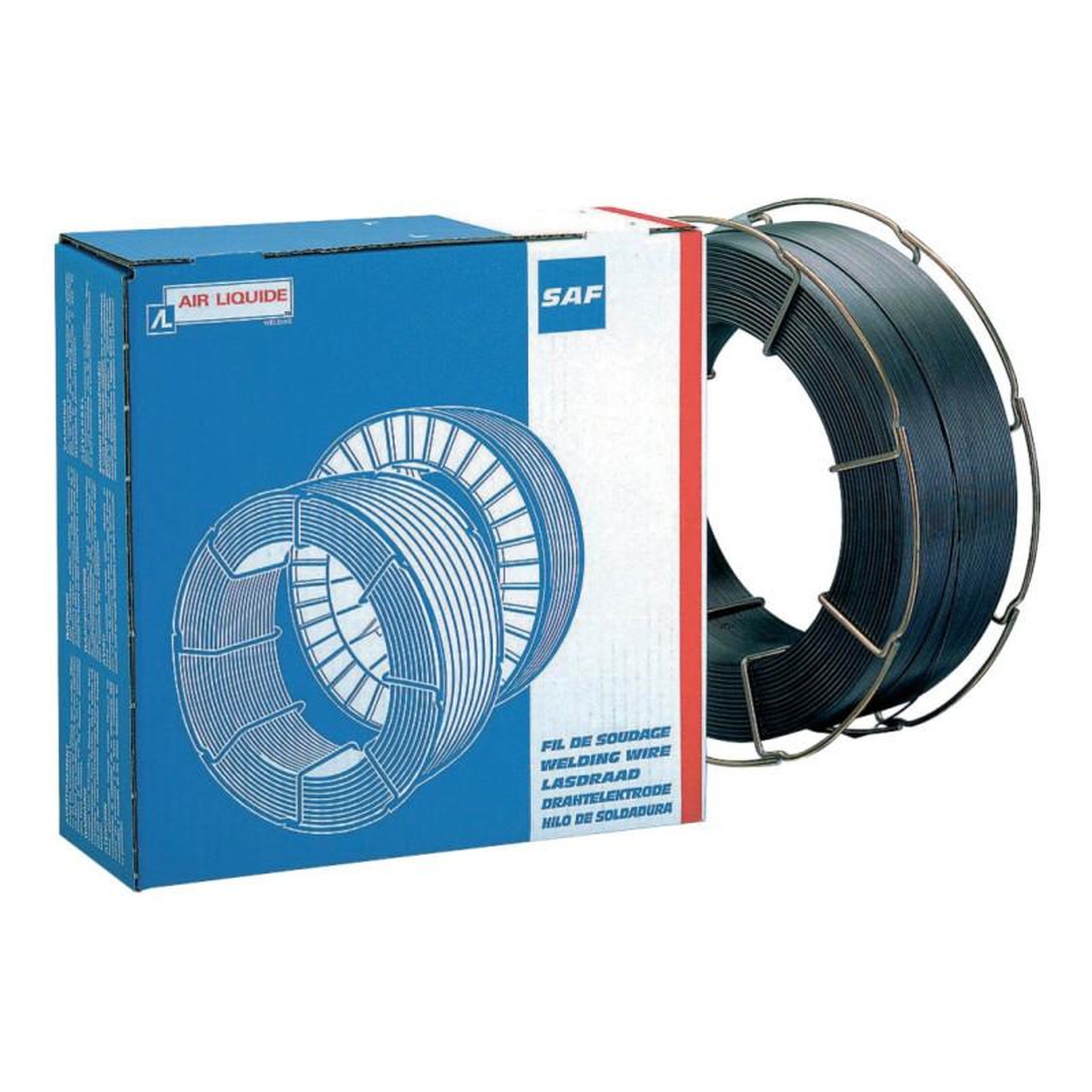 Voir la diapositive 2 : SAF-FRO Fil fourré sans gaz SAFUNI 310 D1,6 bobine D300 16kg SAF FRO W000281812