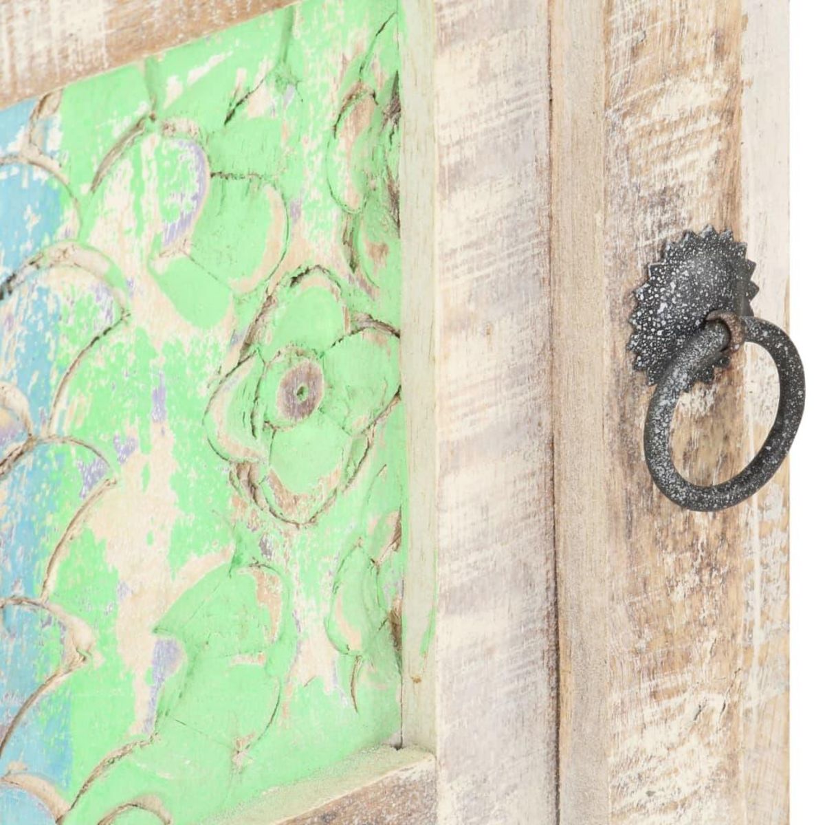 VIDAXL Table de chevet 40x30x50 cm Bois d'acacia brut