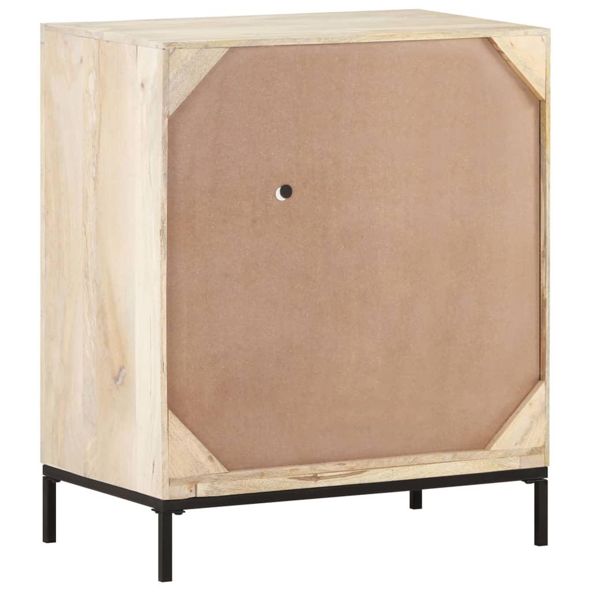 Voir la diapositive 4 : VIDAXL Buffet 60x35x70 cm Bois de manguier massif et canne naturelle