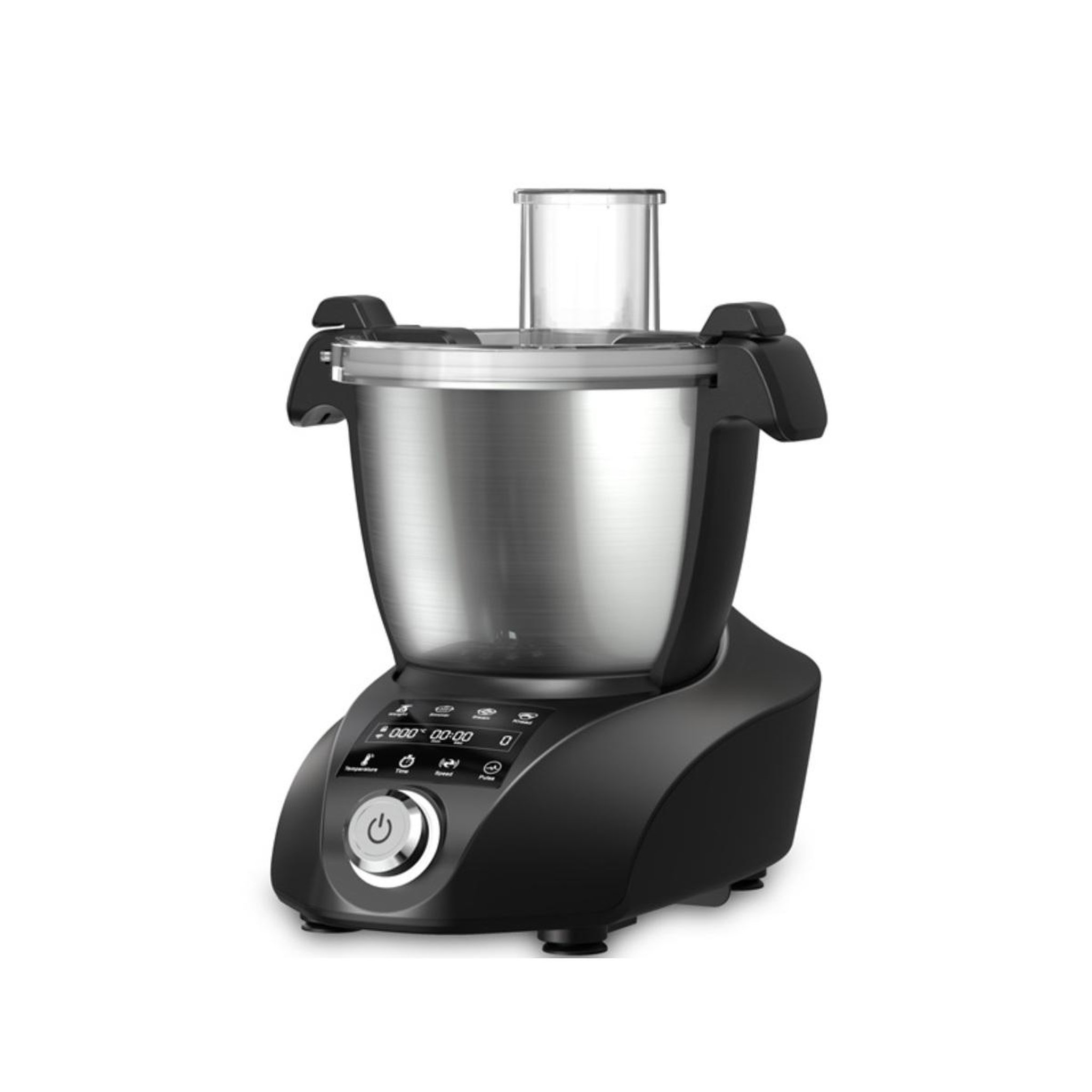 Voir la diapositive 2 : NATURAMIX Robot cuiseur multifonctions 3.5l 1500w noir/inox - MINICOOK