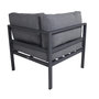 Voir la diapositive 3 : Paris Prix Module Canapé d'Angle de Jardin  Copacabana  74cm Noir