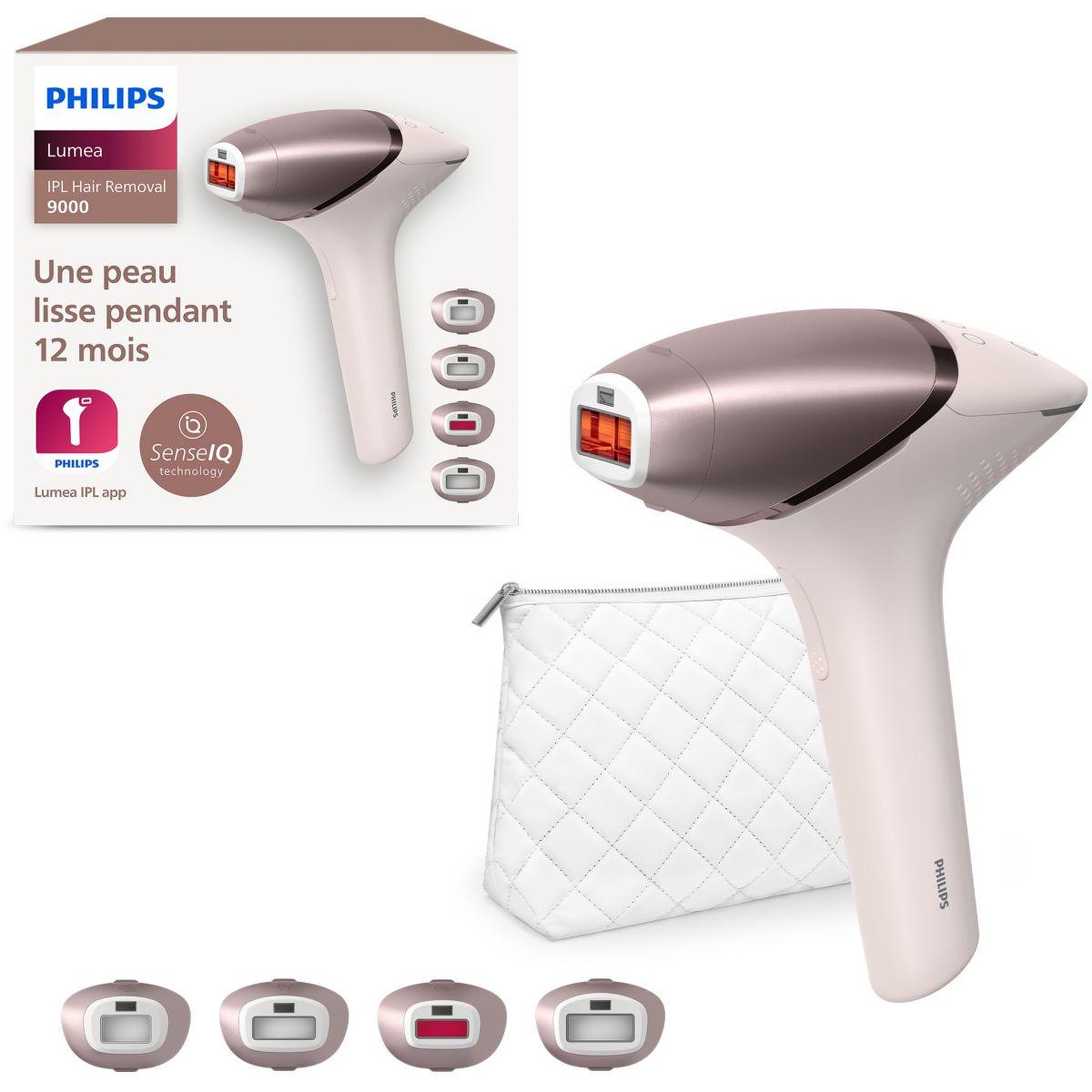 Philips Epilateur lumière pulsée IPL BRI958/00 Lumea Series 9000