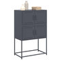 Voir la diapositive 4 : VIDAXL Buffet anthracite 68,5x38,5x107 cm acier