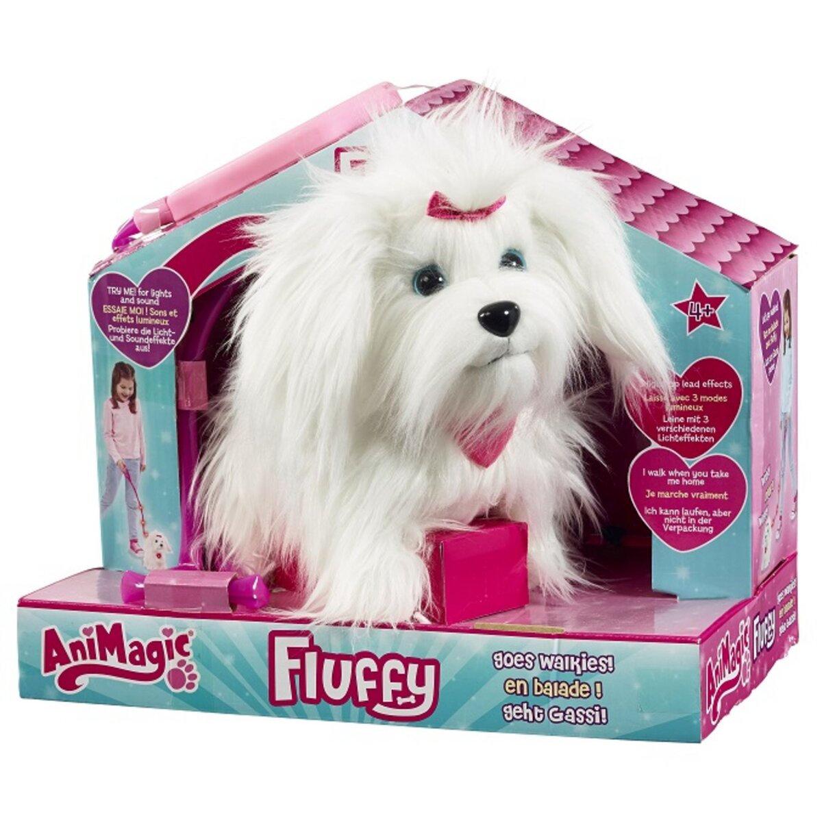 Chien cheap peluche interactif