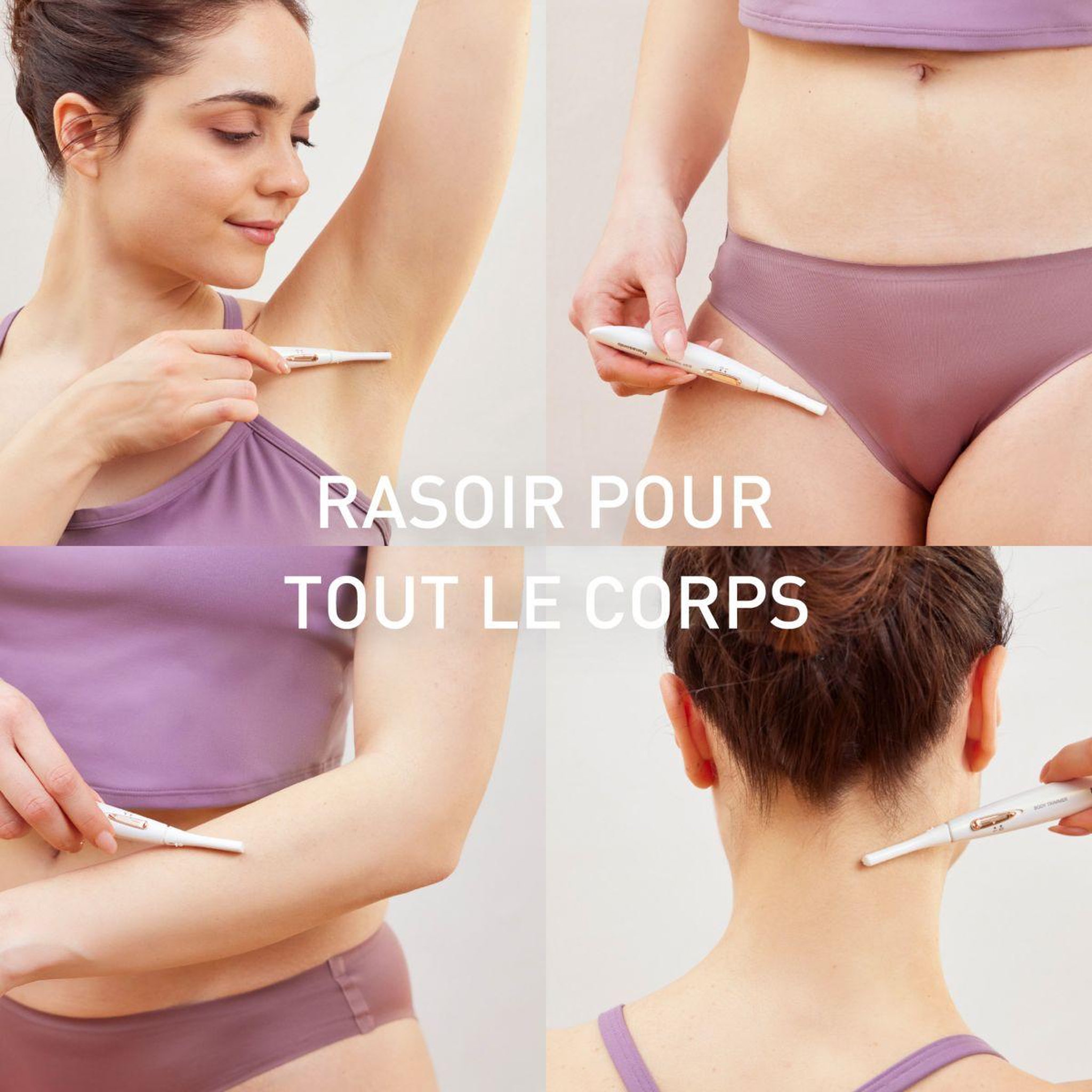 Voir la diapositive 2 : PANASONIC Rasoir électrique femme ES-WR51-P503