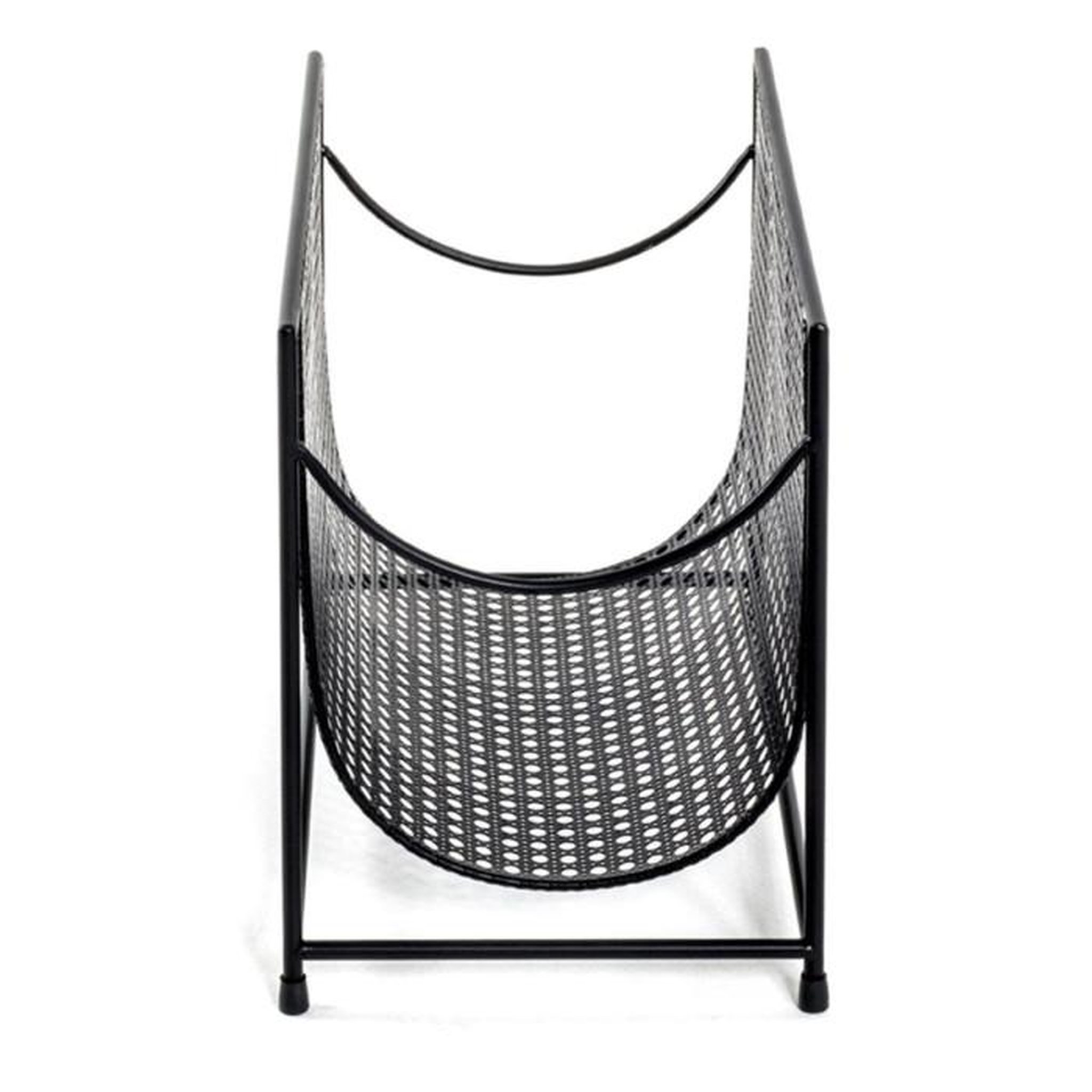 Voir la diapositive 2 : Paris Prix Porte-Revues en Acier  Laqué  37cm Noir