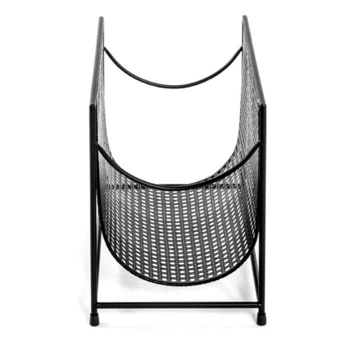 Paris Prix Porte-Revues en Acier  Laqué  37cm Noir