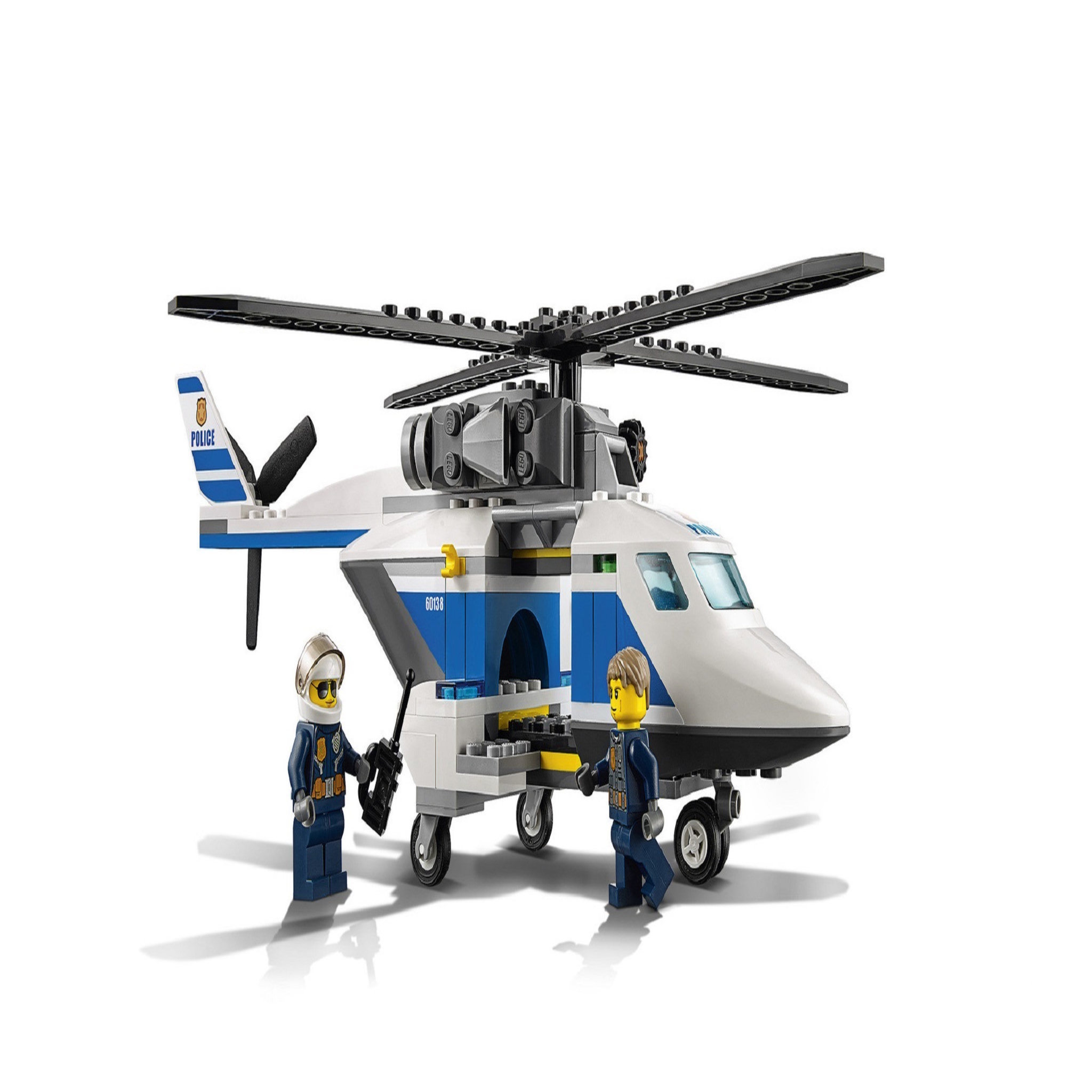 Voir la diapositive 4 : LEGO City 60138 - La course-poursuite en hélicoptère