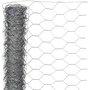 NATURE Nature Grillage metallique hexagonal 0,5 x 5 m 25 mm Acier galvanise