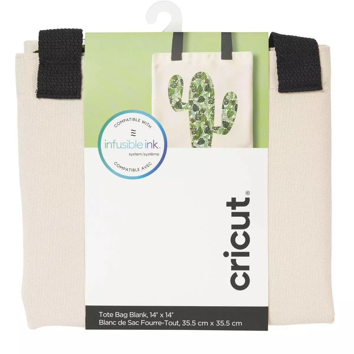 CRICUT Tote Bag carré 35,5 x 35,5 cm Crème - Cricut