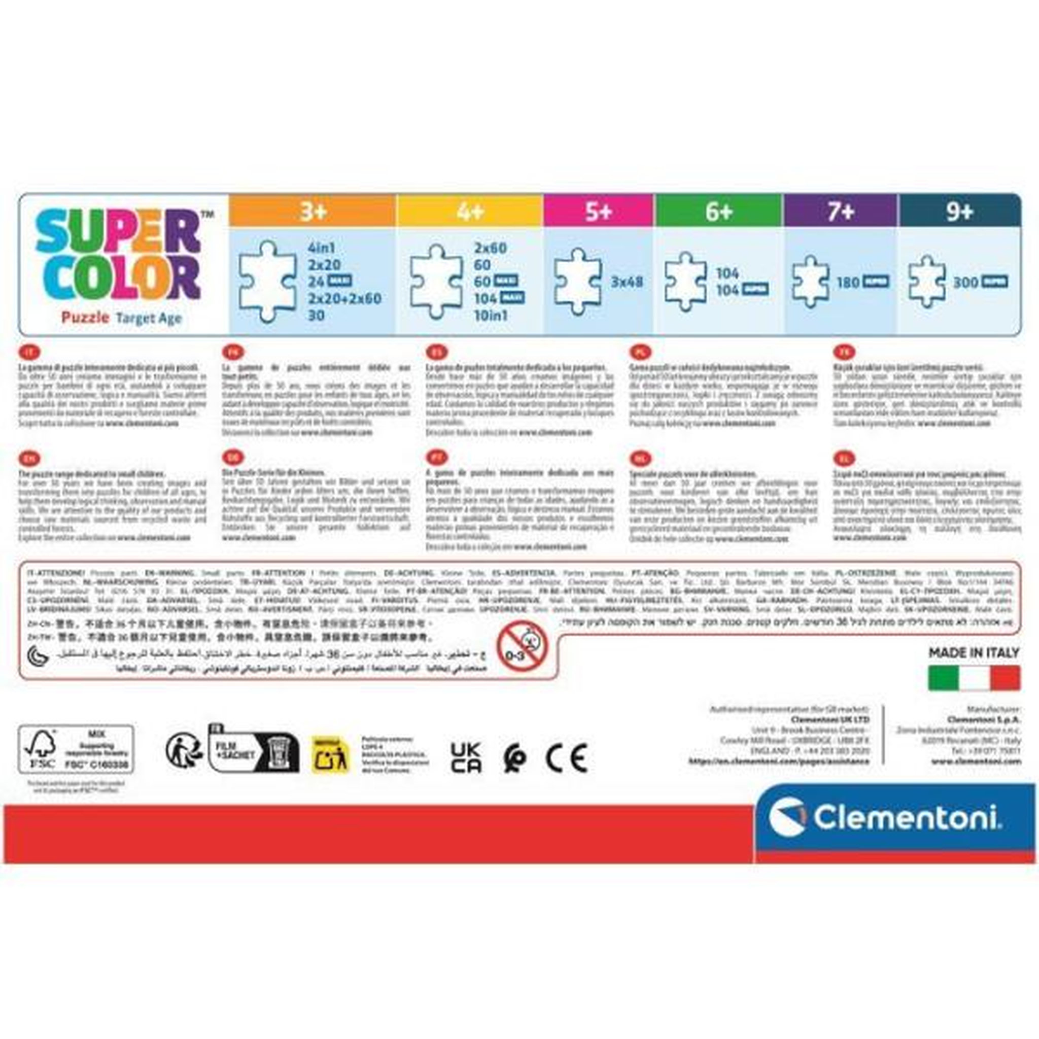 Voir la diapositive 3 : CLEMENTONI Clementoni - One Piece - Puzzles 104 Pieces Super - Puzzle enfant - Des 6 ans - 38x27cm