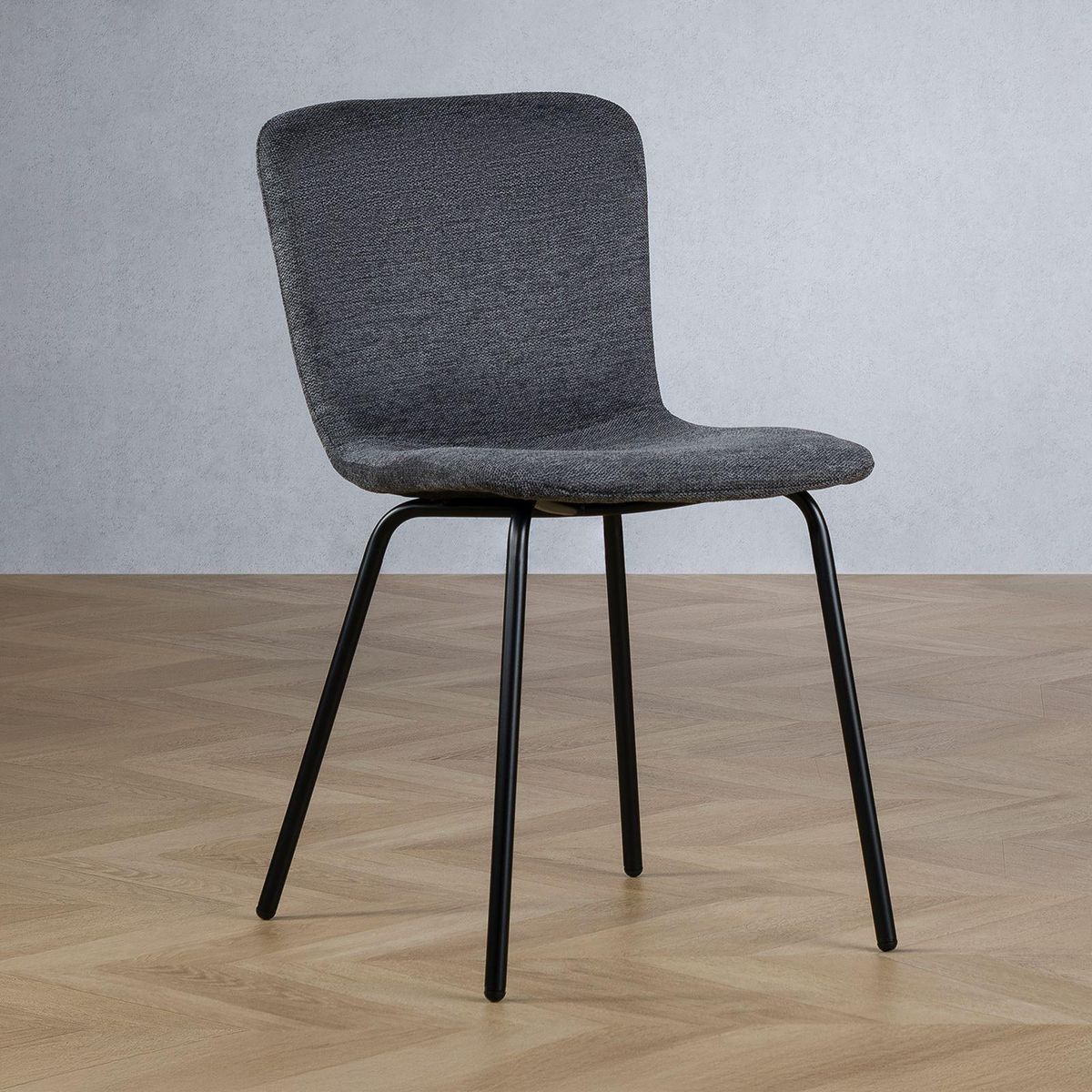 IDIMEX Lot de 4 chaises AUDREY en tissu