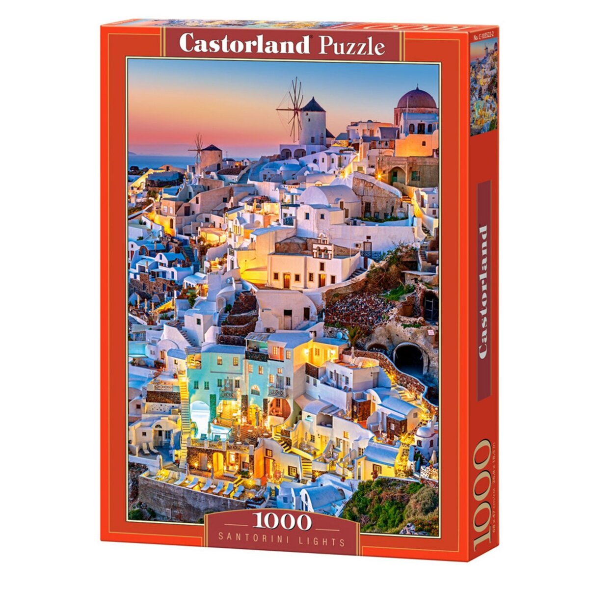 Castorland Puzzle 1000 pièces : Lumières de Santorin pas cher