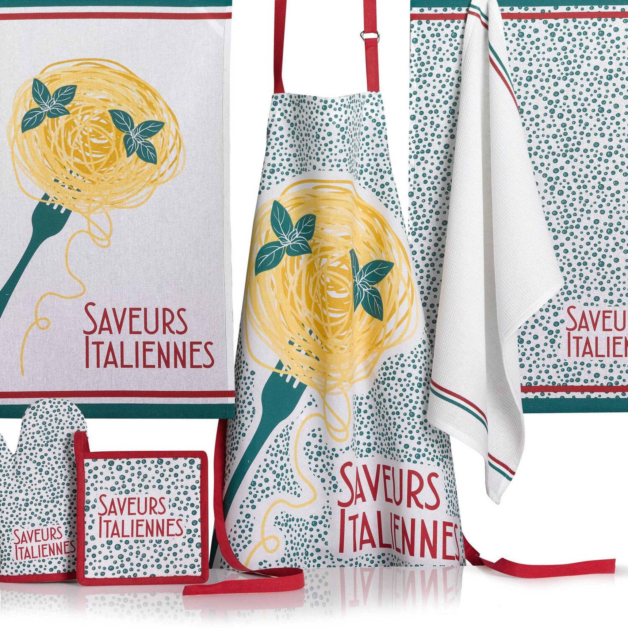 Voir la diapositive 2 : Les Ateliers du Linge Gant et manique imprimés