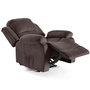Voir la diapositive 3 : BEST MOBILIER Armand - fauteuil relax électrique en velours côtelé