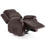 Voir la diapositive 3 : BEST MOBILIER Armand - fauteuil relax électrique en velours côtelé