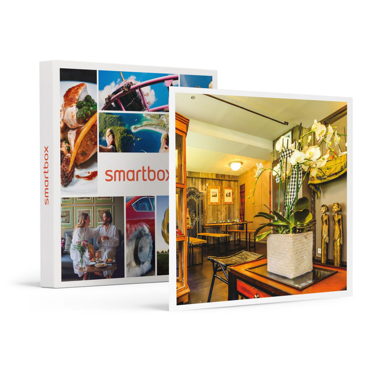 Smartbox Parenthèse bien-être à Paris avec massage du corps et hammam - Coffret Cadeau Bien-être