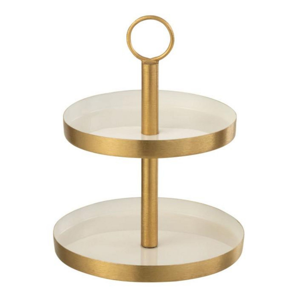 Paris Prix Plateau de Présentation 2 Niveaux  Pearly  17cm Blanc