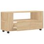 Voir la diapositive 5 : VIDAXL Meubles TV chene sonoma 102x34,5x43 cm bois d'ingenierie