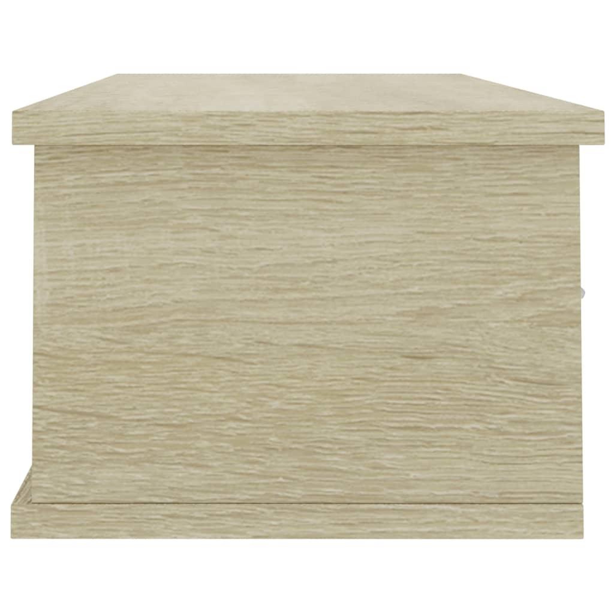 Voir la diapositive 5 : VIDAXL Etagere murale avec tiroirs Chene sonoma bois d'ingenierie