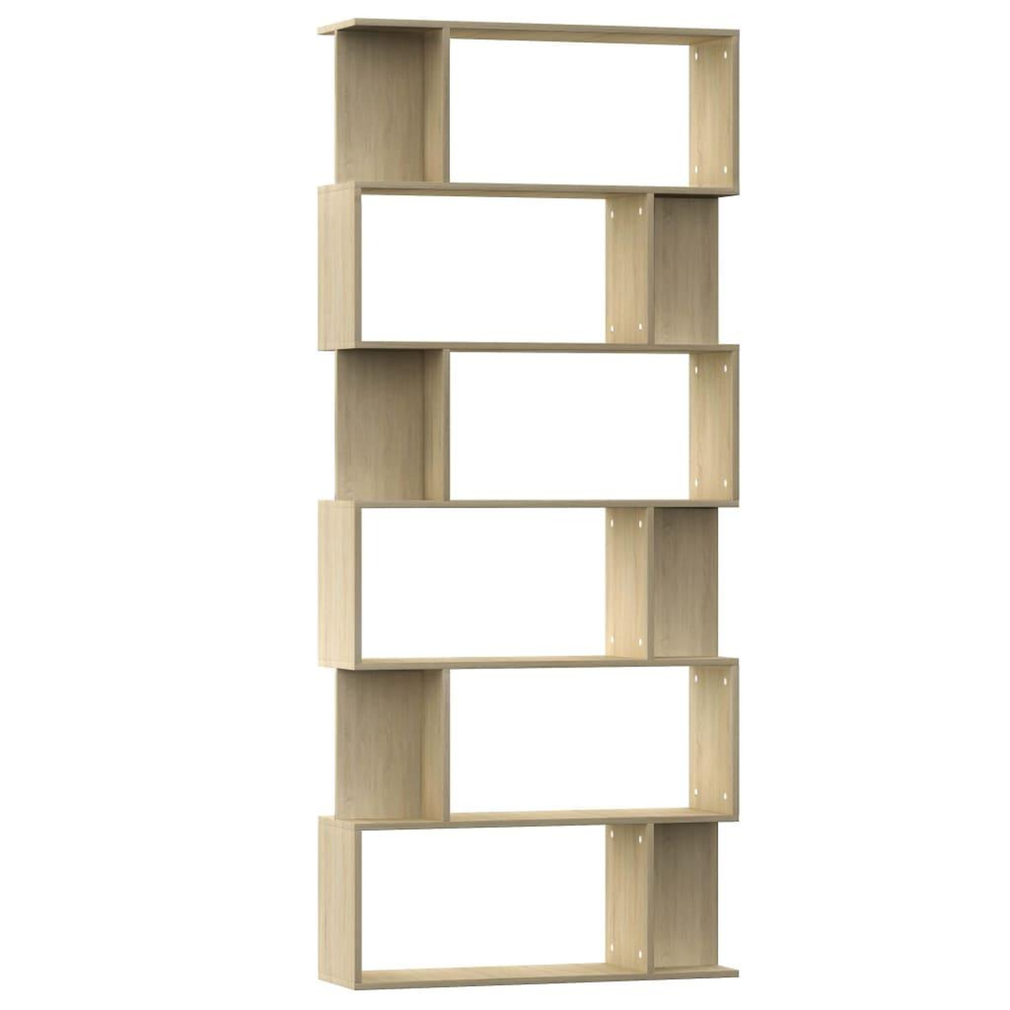 Voir la diapositive 2 : VIDAXL Bibliotheque/Separateur de piece Chene sonoma Bois d'ingenierie
