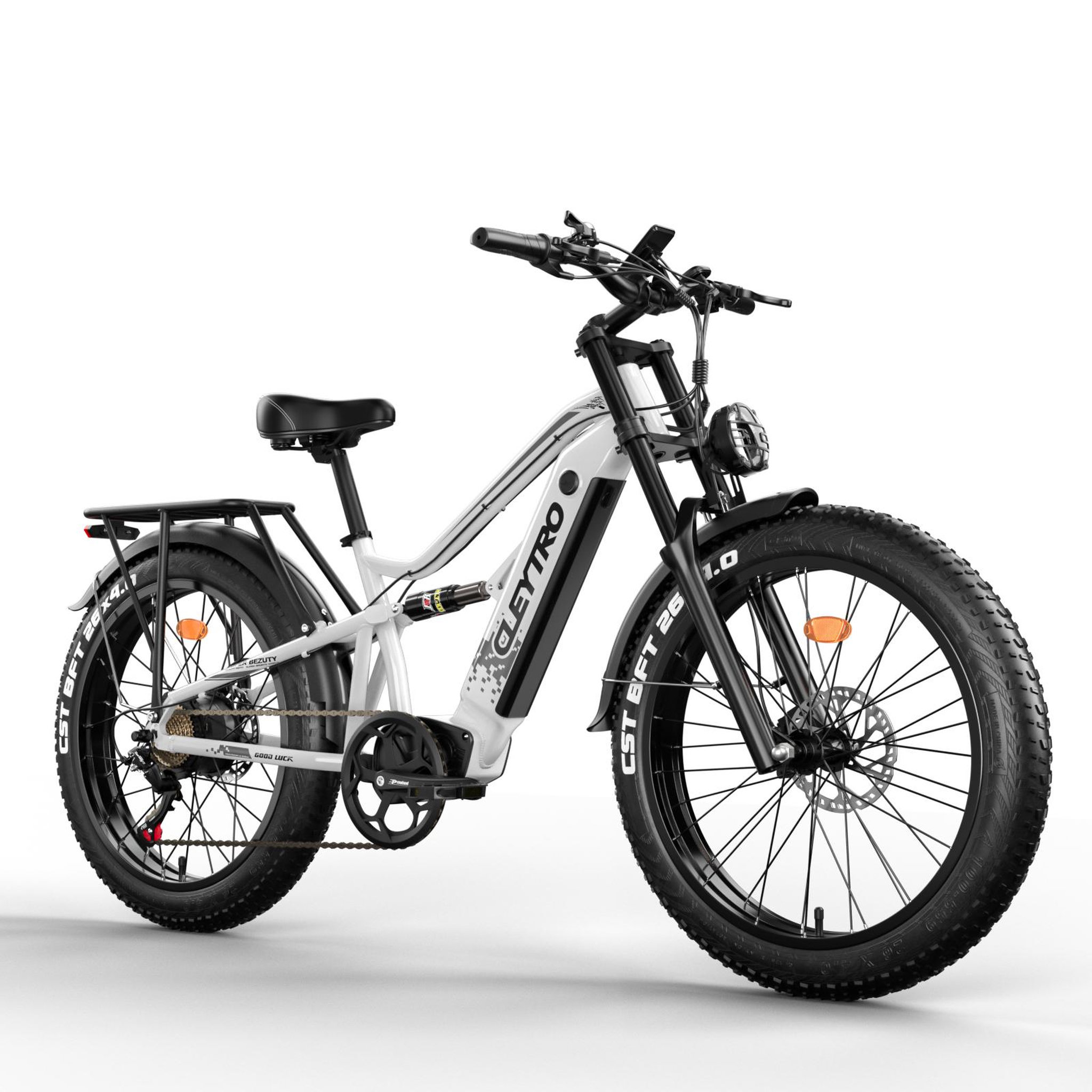 Voir la diapositive 4 : Cleytro Vélo électrique CLEYTRO ES7 Fat, batterie amovible 48 V 18 Ah, 26 pouces