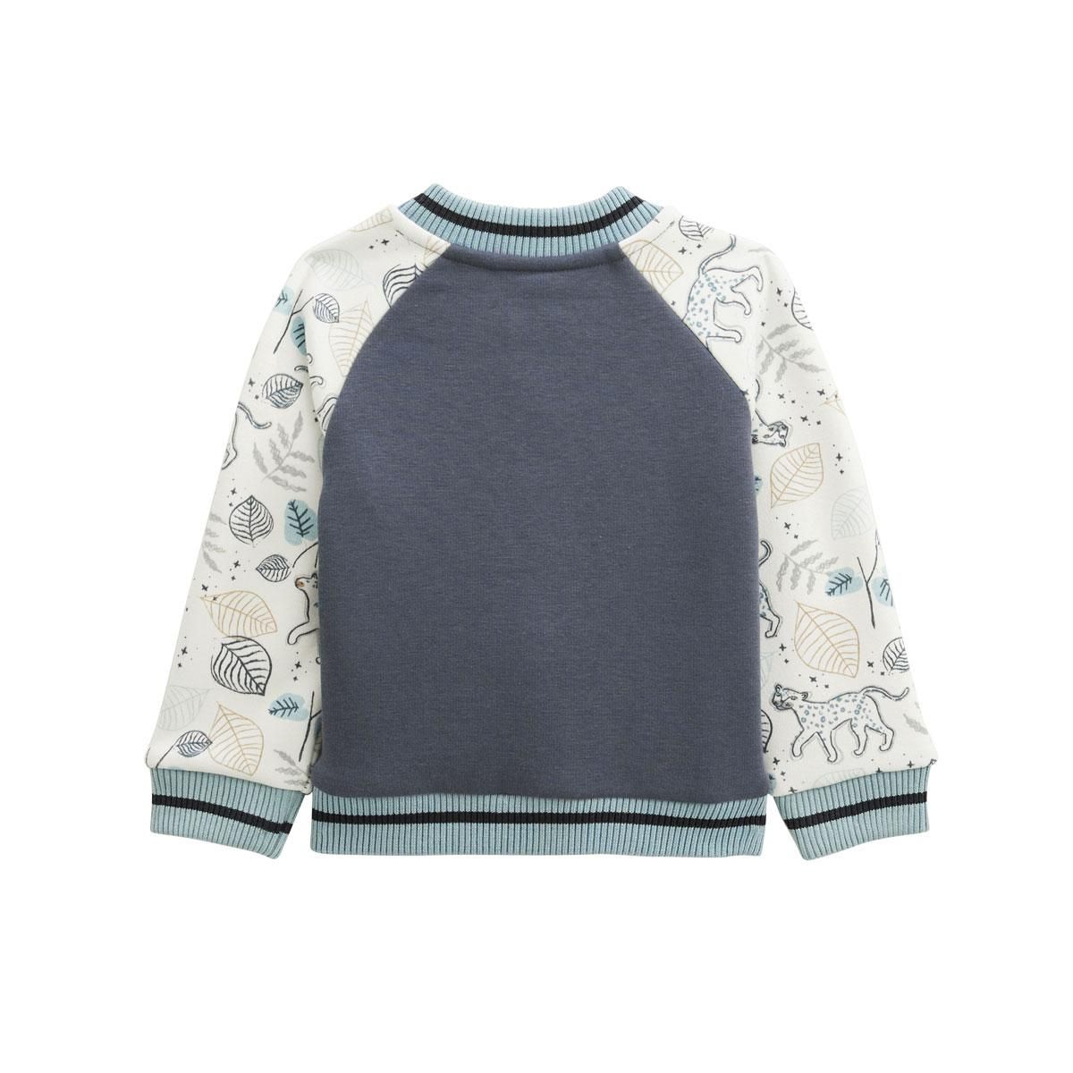 Petit Béguin Veste teddy bébé en molleton ultra chaud Félintrépide