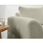 Voir la diapositive 4 : LISA DESIGN Rune - fauteuil - en tissu bouclette