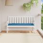 Voir la diapositive 3 : VIDAXL Coussin de banc de jardin bleu melange 150x50x7 cm tissu