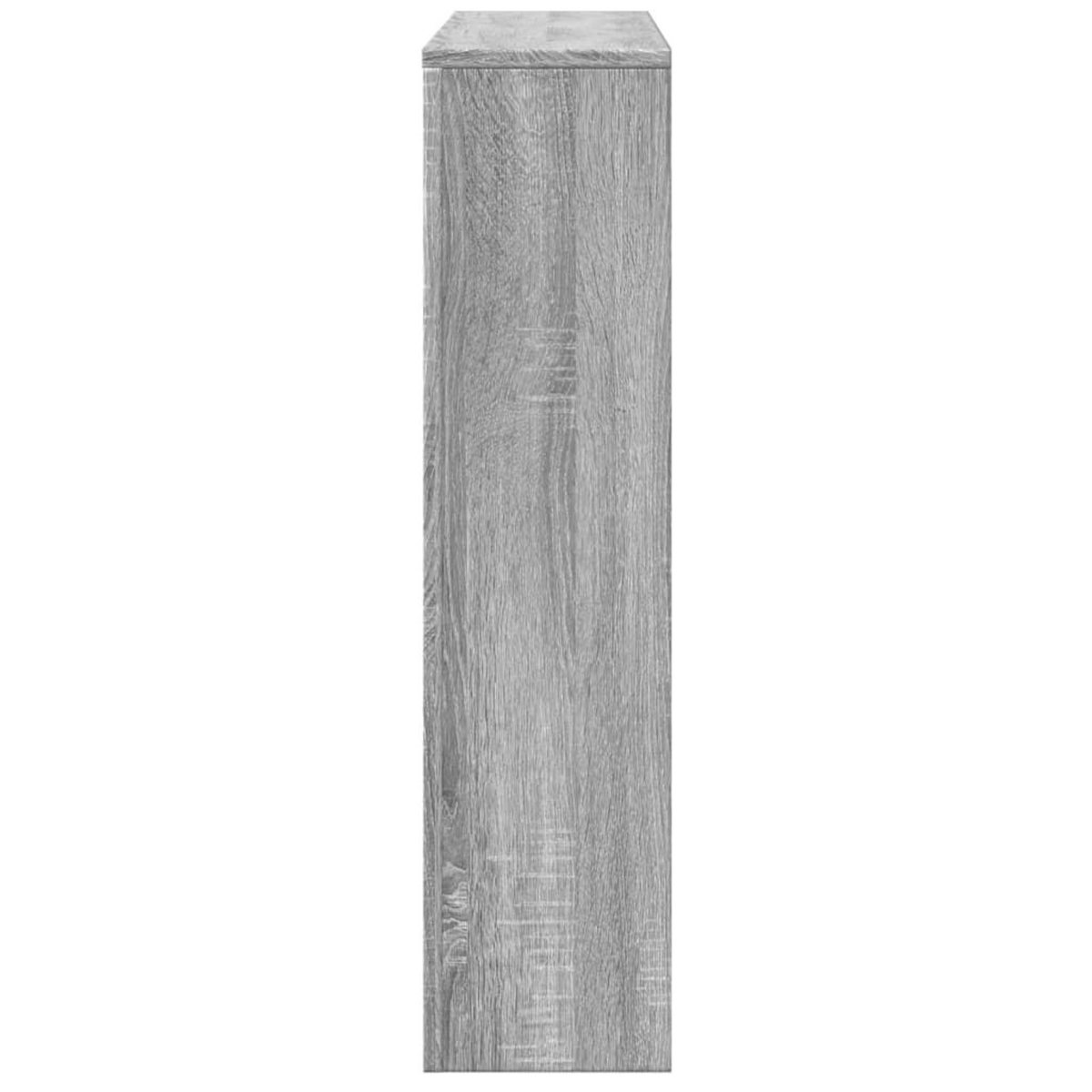 VIDAXL Cache-radiateur sonoma gris 149x20x82 cm bois d'ingenierie