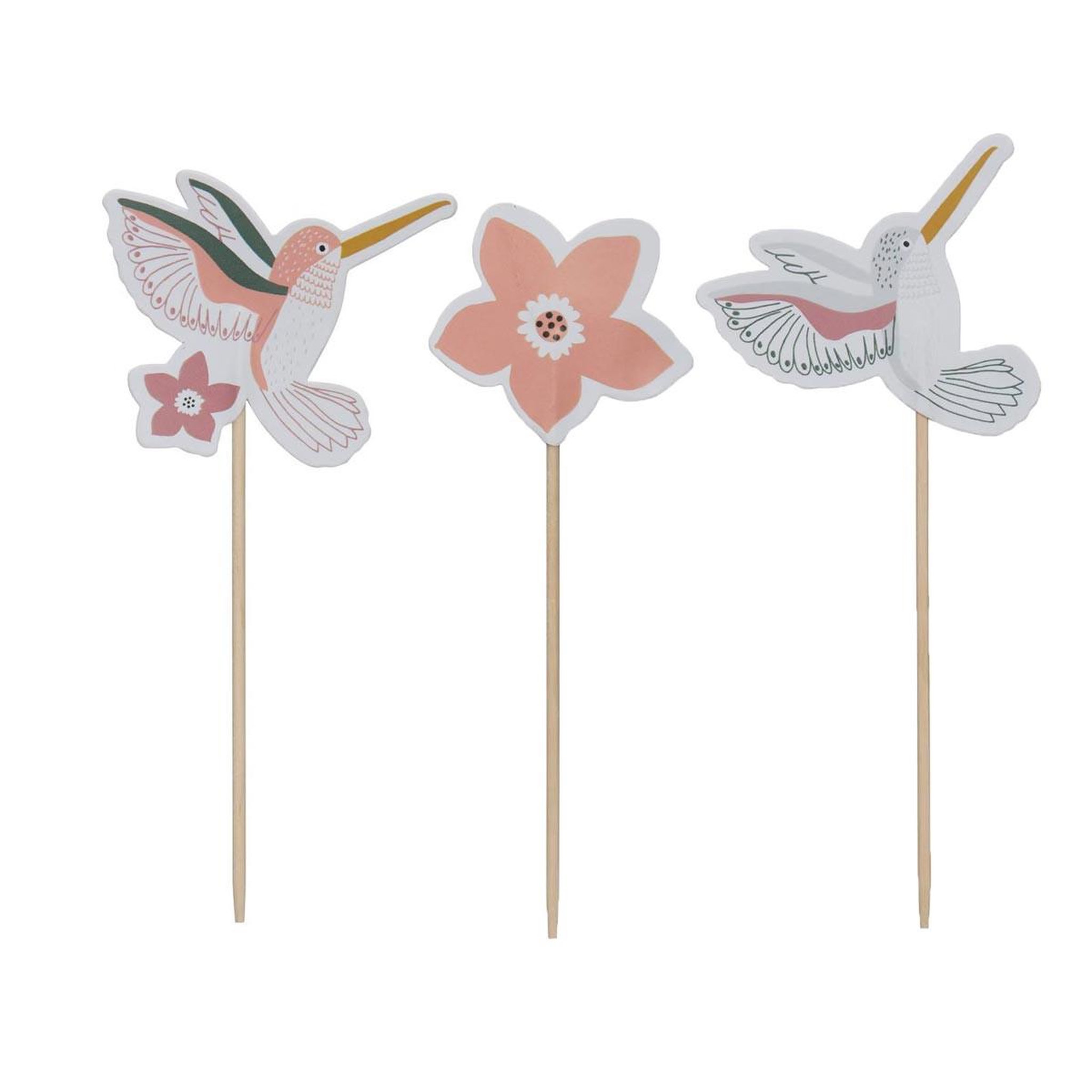 Voir la diapositive 4 : FIVE Lot de 10 piques décoratifs  fées  15cm multicolore