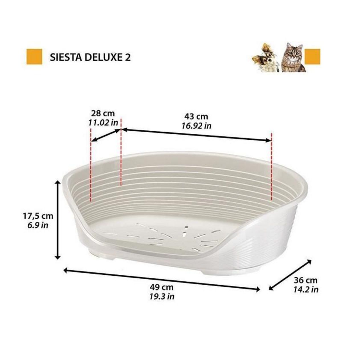 Ferplast Corbeille - FERPLAST - SIESTA DELUXE 2 - Vert